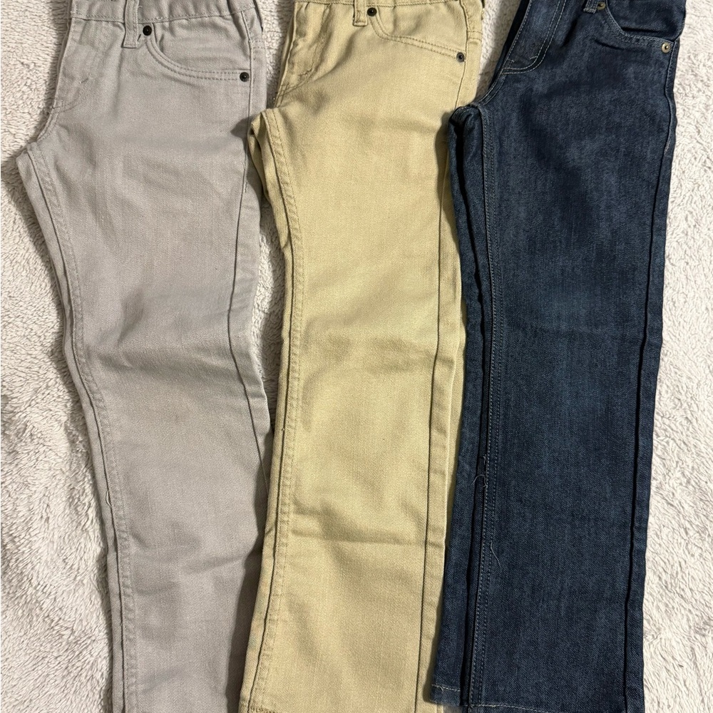 Levi's Men's Slim Jeans - Gray, Tan, and Blue 2 size(8) 1 size(7)